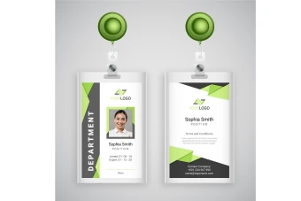 طرح کارت آویز گردنی، ای دی کارت و کارت شناسایی