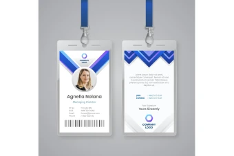 طرح کارت آویز گردنی، ای دی کارت و کارت شناسایی