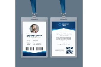 طرح کارت آویز گردنی، ای دی کارت و کارت شناسایی