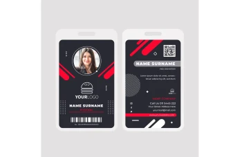 طرح کارت آویز گردنی، ای دی کارت و کارت شناسایی