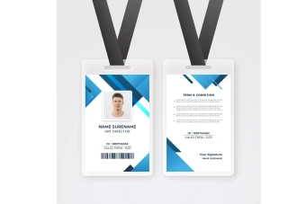 طرح کارت آویز گردنی، ای دی کارت و کارت شناسایی