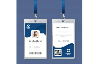 فایل لایه باز کارت آویز گردنی، ای دی کارت و کارت شناسایی