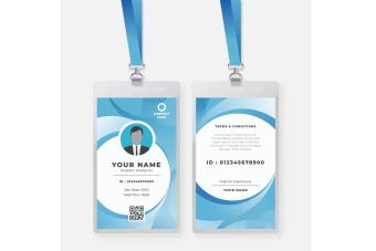 فایل لایه باز کارت آویز گردنی، ای دی کارت و کارت شناسایی