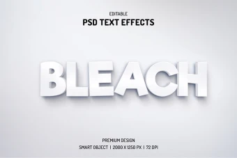 دانلود طرح لایه باز افکت متن سه‌بعدی (قابل ویرایش در فتوشاپ)