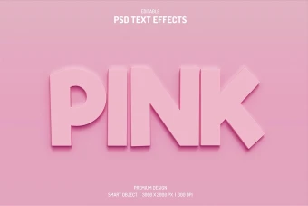 دانلود طرح لایه باز افکت متن سه‌بعدی (قابل ویرایش در فتوشاپ)