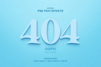 دانلود طرح لایه باز افکت متن سه‌بعدی (قابل ویرایش در فتوشاپ)