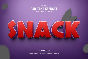 دانلود طرح لایه باز افکت متن سه‌بعدی (قابل ویرایش در فتوشاپ)