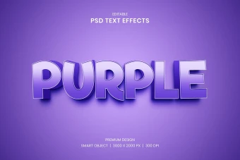 دانلود طرح لایه باز افکت متن سه‌بعدی (قابل ویرایش در فتوشاپ)