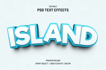 دانلود طرح لایه باز افکت متن سه‌بعدی (قابل ویرایش در فتوشاپ)