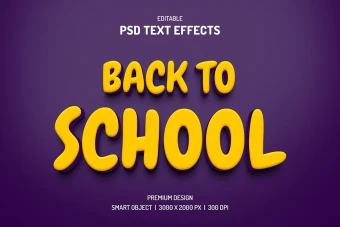 دانلود طرح لایه باز افکت متن سه‌بعدی (قابل ویرایش در فتوشاپ)