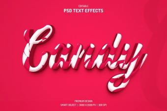 دانلود طرح لایه باز افکت متن سه‌بعدی (قابل ویرایش در فتوشاپ)