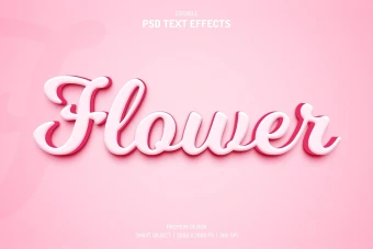 دانلود طرح لایه باز افکت متن سه‌بعدی (قابل ویرایش در فتوشاپ)