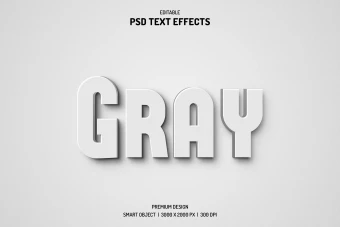 دانلود طرح لایه باز افکت متن سه‌بعدی (قابل ویرایش در فتوشاپ)