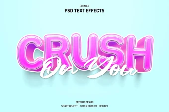 دانلود طرح لایه باز افکت متن سه‌بعدی (قابل ویرایش در فتوشاپ)