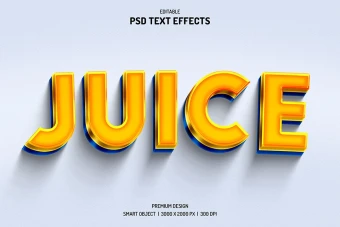 دانلود طرح لایه باز افکت متن سه‌بعدی (قابل ویرایش در فتوشاپ)