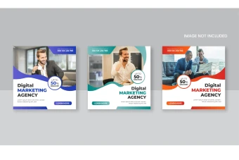 قالب لایه باز پست اینستاگرام به همراه تصاویر قالب ها برای ویرایش در گوشی