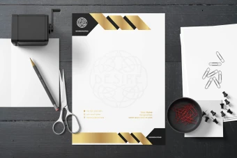 قالب سربرگ اداری لاکچری