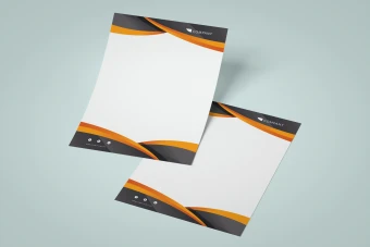 فایل لایه باز سربرگ اداری، شرکتی و تجاری