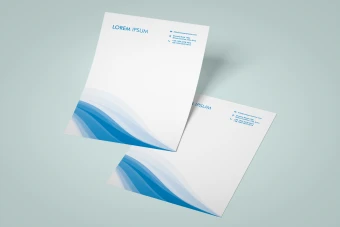 فایل لایه باز سربرگ اداری، شرکتی و تجاری