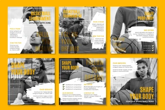 قالب لایه باز پست اینستاگرام به همراه تصاویر قالب ها برای ویرایش در گوشی