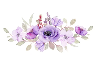 وکتور گل های رنگارنگ برای تولید محتوا و ساخت کارت پستال و کارت عروسی لایه باز و قابل ویرایش