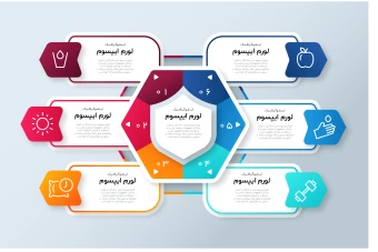 فایل لایه باز اینفوگرافیک