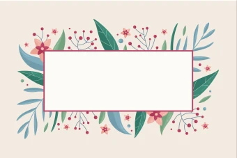 فایل لایه باز کادر و پس زمینه متن