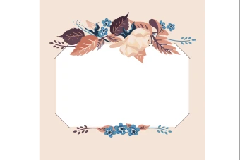 فایل لایه باز کادر و پس زمینه متن