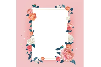 فایل لایه باز کادر و پس زمینه متن