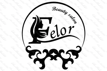 دانلود طرح وکتور لوگوی سالن زیبایی زنانه متشکل از حرف F و سر زن