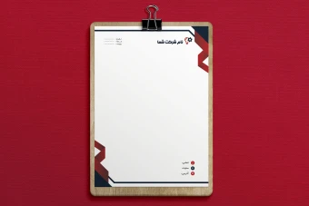 طرح لایه باز سربرگ شرکتی