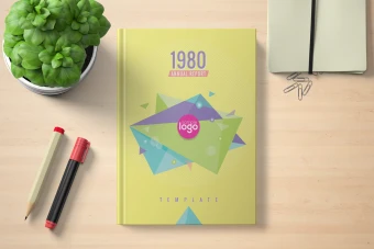 فایل لایه باز طرح (پترن) جلد دفتر، کتاب و سررسید