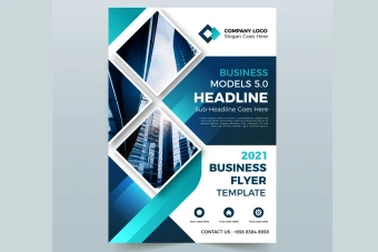 طرح لایه باز تراکت یا فلایر و پوستر تبلیغاتی برای تمام مشاغل و خدمات شماره 5