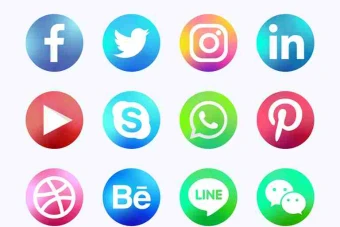 دانلود ایکن شبکه های اجتماعی