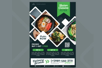 طرح لایه باز تراکت یا فلایر و پوستر تبلیغاتی برای تمام مشاغل و خدمات شماره 7