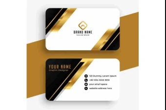 دانلودکارت ویزیت طلایی