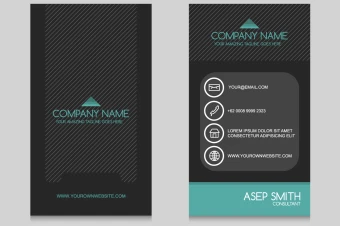 طرح لایه باز کارت ویزیت