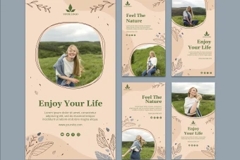 فایل لایه باز قالب استوری اینستاگرام