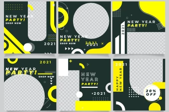 قالب آماده پست های اینستاگرام 003