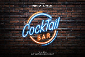 دانلود طرح لایه باز افکت متن سه‌بعدی (3D Text Effect PSD)