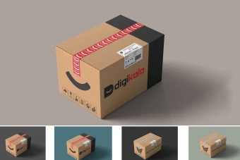 موکاپ و فایل لایه باز جعبه و کارتن