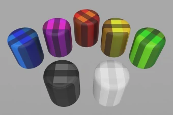 پاف های گرد رنگارنگ راحت من