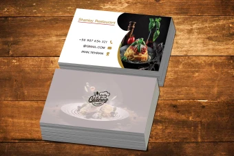 کارت ویزیت رستوران