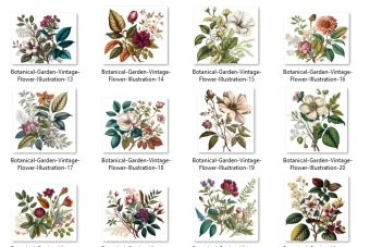 تصاوری بسیار زیبا ویژه طراحی های گرافیکی با موضوع گل شماره 2