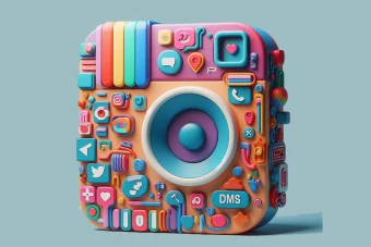 فایل لایه باز اینستاگرام در 6 فرمت کاربردی (وکتور استیکر ) کد 03