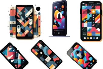 6 فایل لایه لایه باز گوشی موبایل در 4 فرمت کاربردی