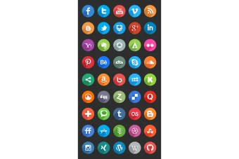 فایل لایه باز با تم سوشال مدیا در 3 فرمت