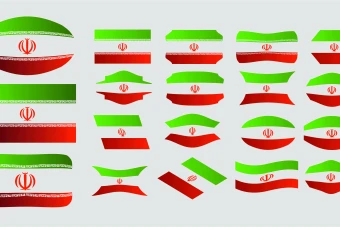 وکتور پرچم ایران