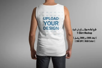 دانلود طرح آماده موکاپ تیشرت - T-Shirts Mockup