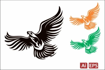 طرح وکتور عقاب